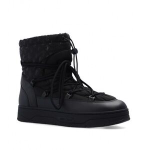 Jimmy Choo black logo snow Boots